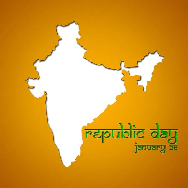 Grafikai tervezés Köztársaság napja India kapcsolatos — Stock Fotó