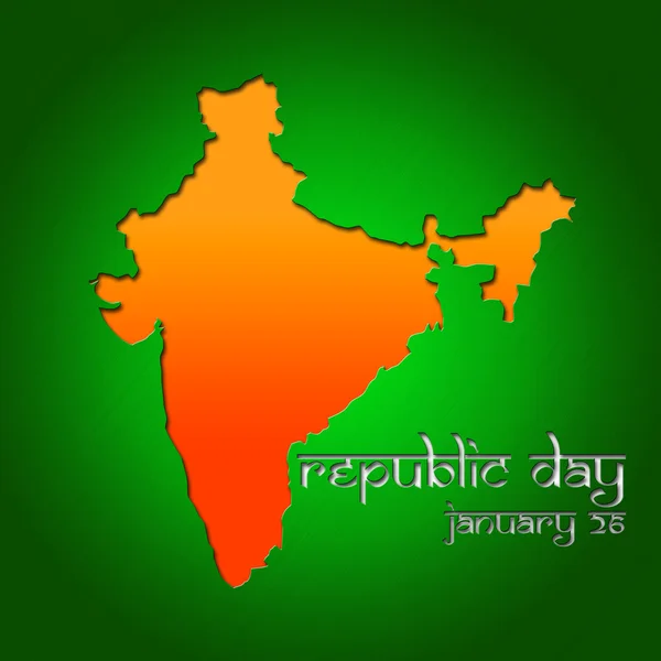 Grafisk design Republikens dag i Indien med — Stockfoto
