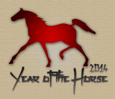 Çin ile ilgili grafik tasarım at yıl