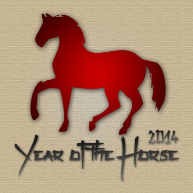 Çin ile ilgili grafik tasarım at yıl