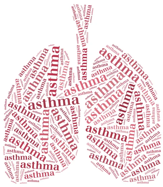 Zdravotnictví koncepce onemocnění dýchacího systému. — Stock fotografie