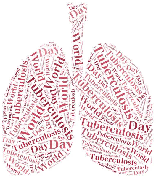 Word cloud Día Mundial de la Tuberculosis . — Foto de Stock