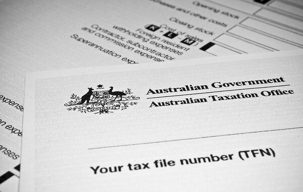 Australian Individual tax return form