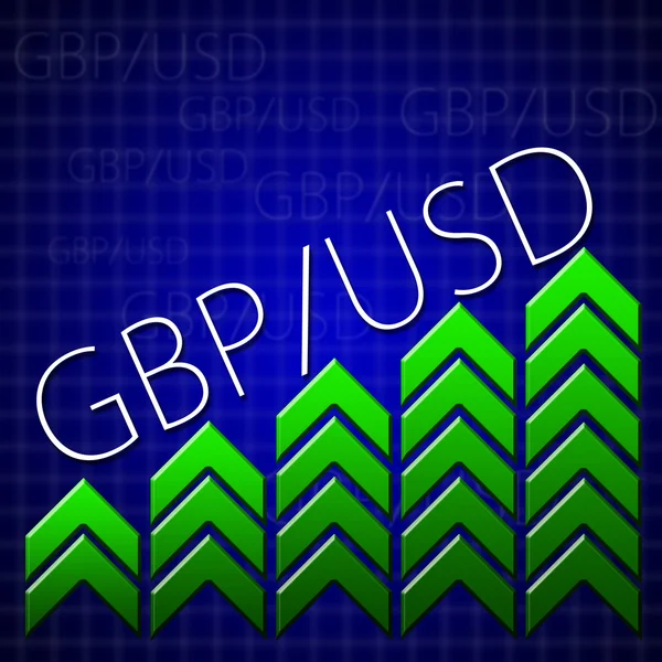 Graphic design trading related illustrating currency drop — Stock Photo, Image