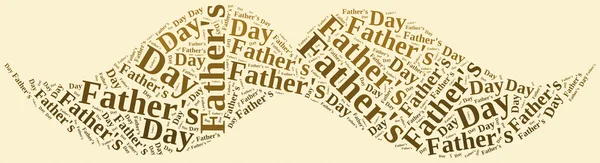 Etichetă sau cuvânt cloud Ziua Tatălui legate de — Fotografie, imagine de stoc
