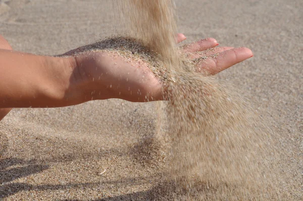 Like sand through your fingers — Stock Photo, Image