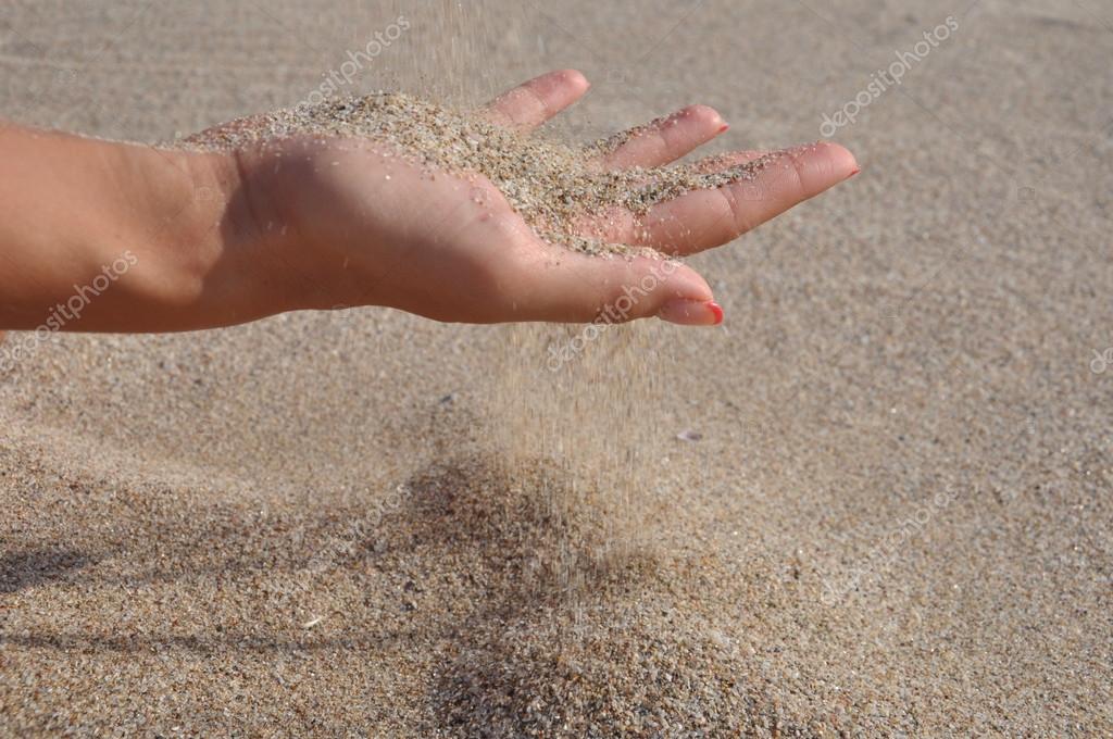 like sand through your fingers — Stock Photo © gaura_69 32432797