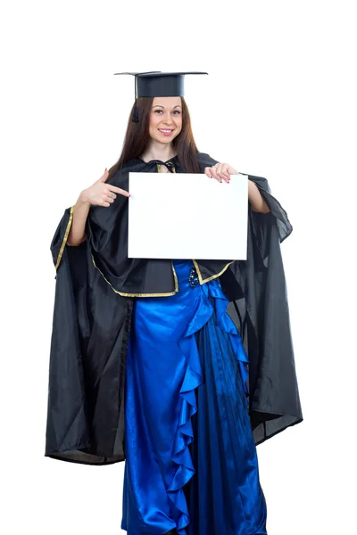 Female graduate — Stock Photo, Image