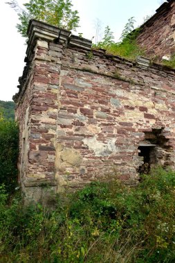 historical ruins of a church in Chervonograd castle, Ukraine