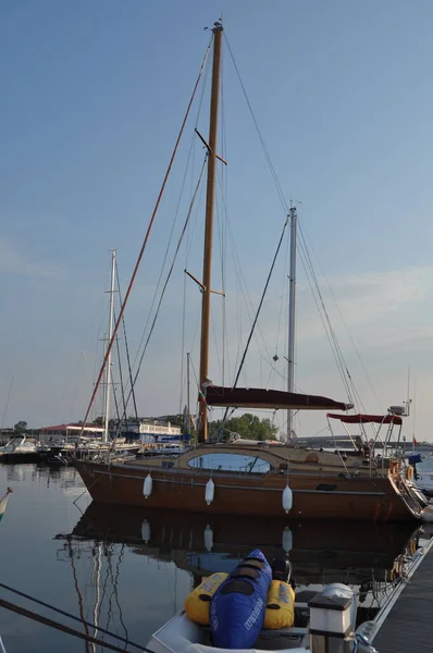 Beautiful Yachts Seaport — Stock Photo, Image