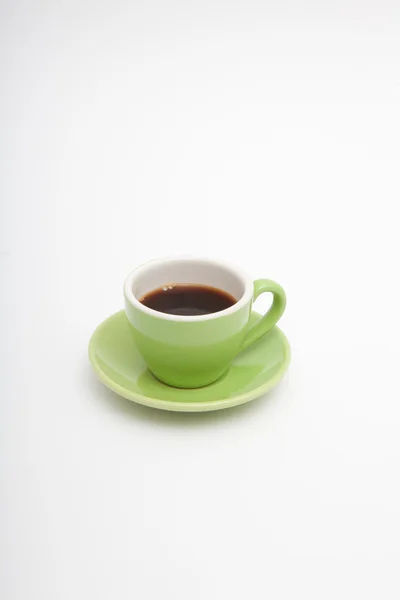 Green cup of coffee — Stock Photo, Image