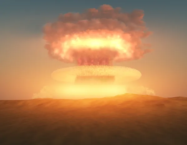 Nukleare Explosion — Stockfoto