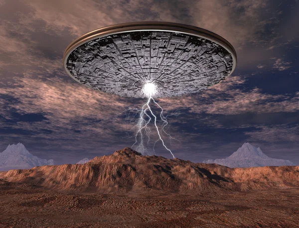 Großes Ufo — Stockfoto