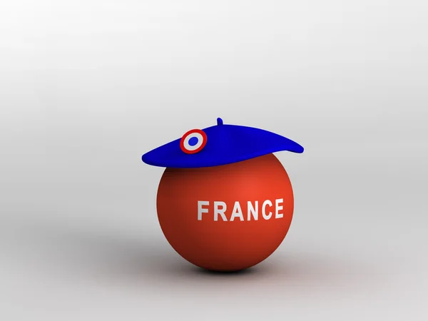 法国图标 — 图库照片