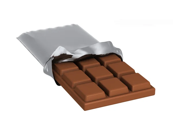 Barra de chocolate — Foto de Stock