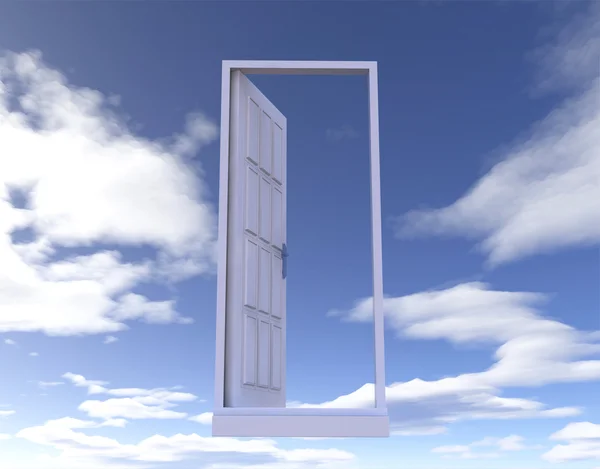 Door in the sky — Stock Photo, Image