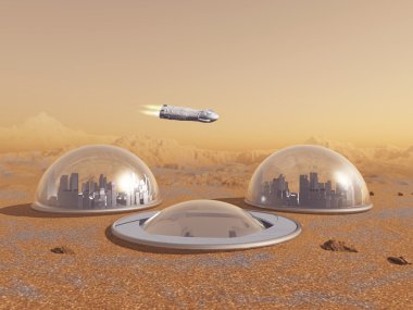 mars'ın gelecekteki insan kolonisi