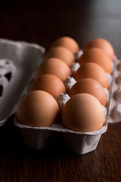 Eggs in a paper — Stock Photo, Image