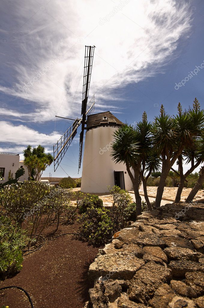 Old windmill in Antigua