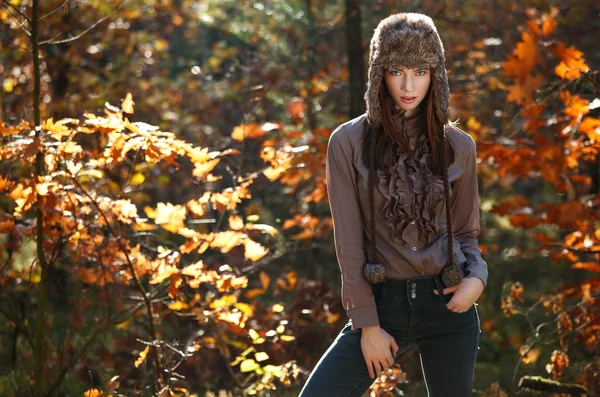 Herbstmädchen — Stockfoto