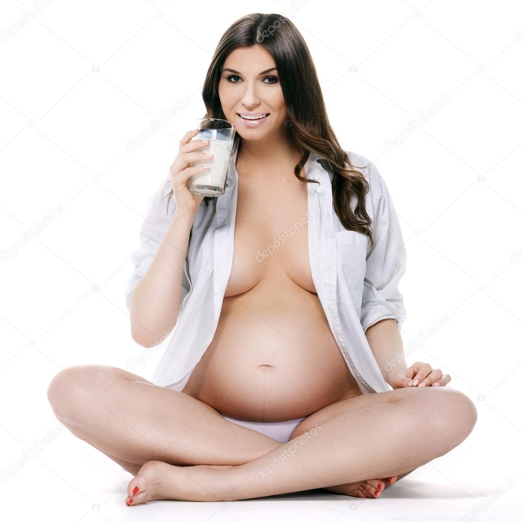 Pregnant Woman Milk 4