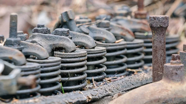 Engine of an old car — Stock Photo, Image