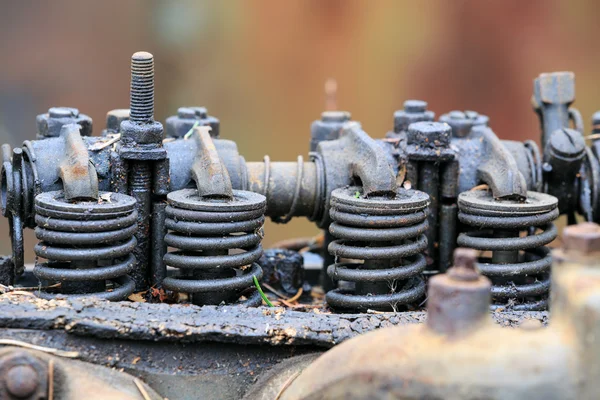 Engine of an old car — Stock Photo, Image