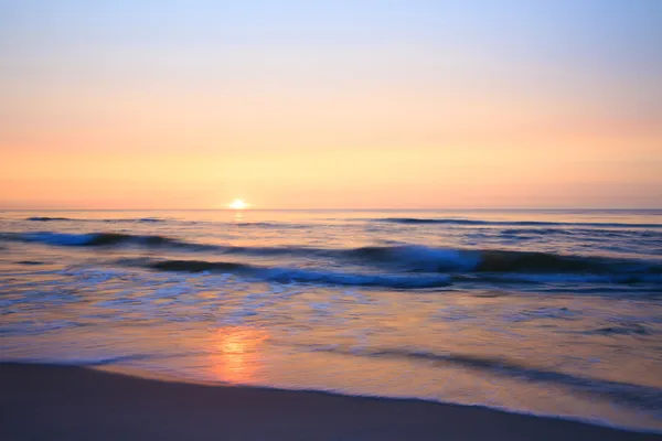 Bel tramonto sul Mar Baltico — Foto Stock