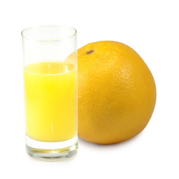 Juice and tangerine — Stock Photo, Image