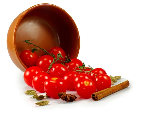 Tomates y especias — Foto de Stock
