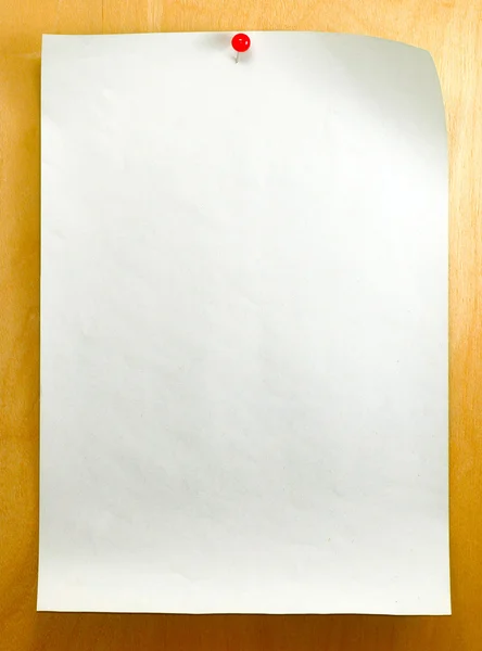 Feuille blanche de papier — Photo