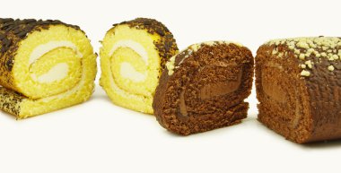 Beyaz bir arka plan üzerinde izole lezzetli bir görüntüsünü alır