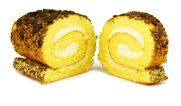 Isolated image of sweet rolls on a white background — Stock Photo, Image
