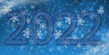 Karlı Noel arkaplanının resmi