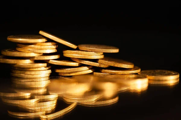 Gold Coins Value Investment — Stock Photo, Image