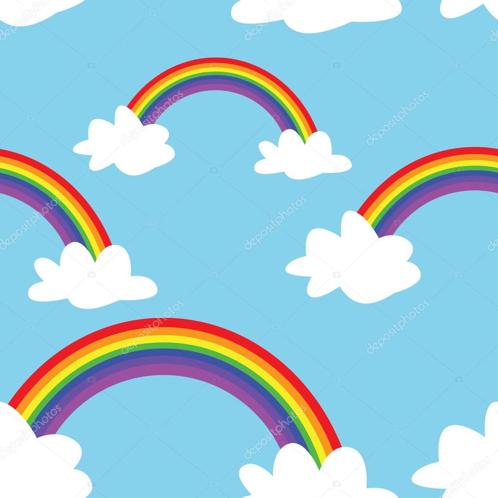Download Rainbow Pattern — Stock Vector © Starsania #12840625