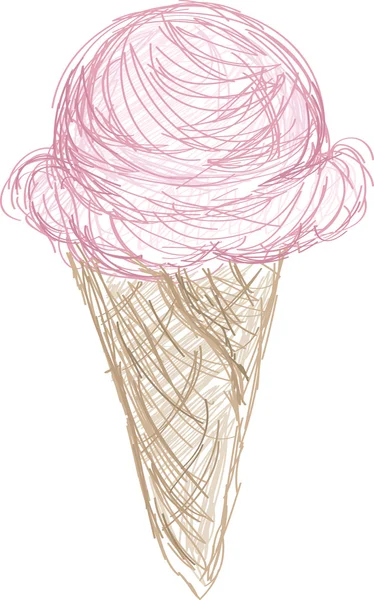 Морозиво конуса — стоковий вектор