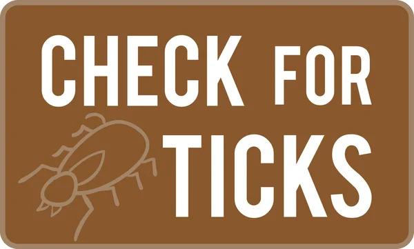 Check For Ticks — Stock Vector