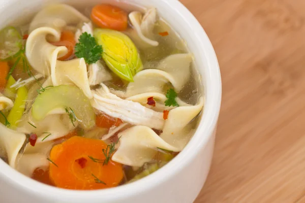 Zuppa di pollo — Foto Stock