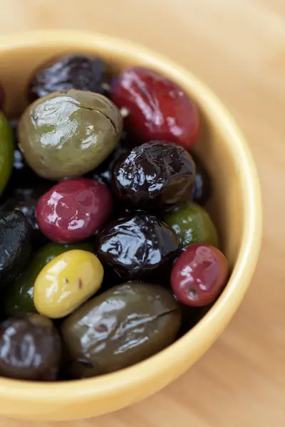 Blandade oliver — Stockfoto