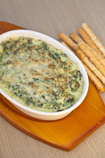 Hot Spinach Dip — Stock Photo, Image