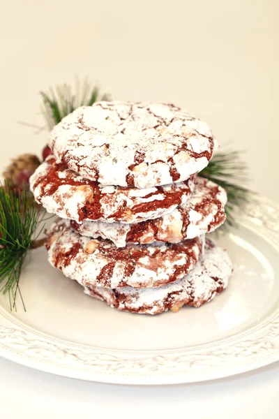 Red velvet cookies — Stock Photo, Image