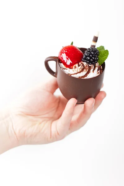 Copa de café de chocolate —  Fotos de Stock