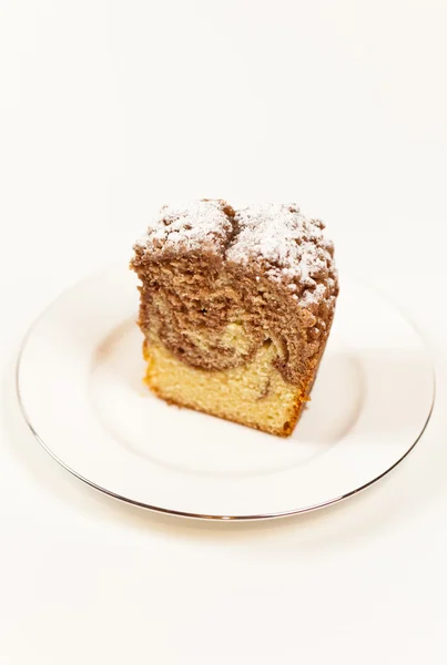Pierścień ciasto cukrem pudrem — Zdjęcie stockowe