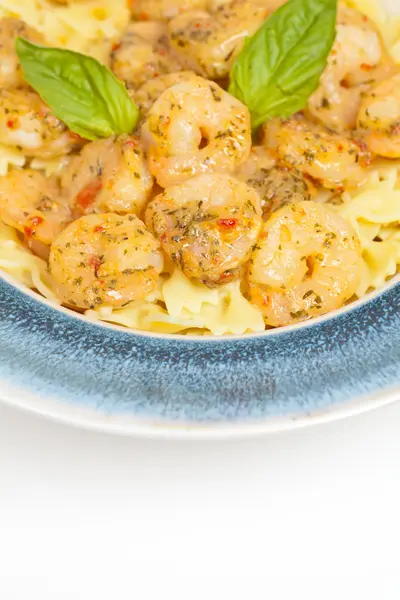 Pasta de camarones Scampi —  Fotos de Stock