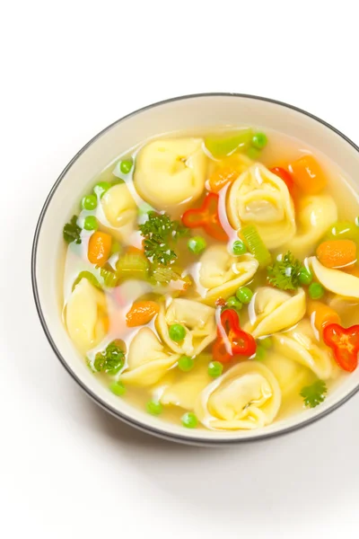 Zuppa di tortellini — Foto Stock