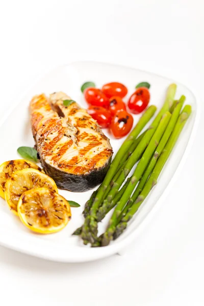 Salmon steak — Stock Photo, Image