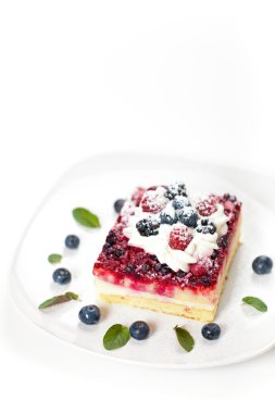 berry ile taze pasta