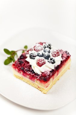 berry ile taze pasta