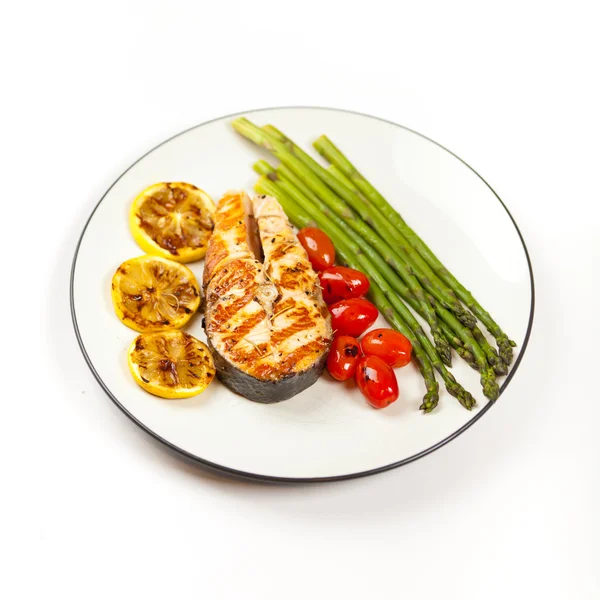 Salmon steak — Stock Photo, Image